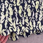 Crown & Ivy  Seahorse Scalloped‎ Womens Shorts navy and lime green pockets Size 4 Photo 1