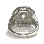 Silver STATEMENT Crystal Fashion Ring Photo 5