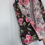 Byron Lars Beauty Mark Sequin Embellished Corset Bustier Top Floral Embroidery Pink Size 8 Photo 4