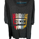 None Vintage Cassette Graphic Tee - Black Photo 0