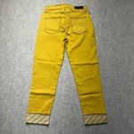 Karl Lagerfeld  Colored‎ Girlfriend Denim Jeans Size 26 Yellow Cuffed Women's NWT Photo 5