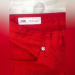 ZARA  Red Mid Rise Straight Leg Jeans Z1975 Premium Denim SZ 4
New Without Tags Photo 6