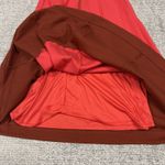 Boden Dress Womens 8 Peony Conker Wren Stretch Red ColorBlock Midi Fit N Flare Photo 10