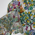 Anthropologie NWT  Maeve Classic Surf Shirt Linen Blend Lemons Size Small S NEW Photo 13