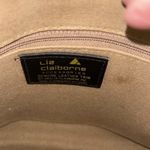 Liz Claiborne Vintage Iconic Signature Geometric Logo Purse 2 tone beige. Photo 10