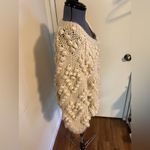 Chicwish Womens soft heart shaped balls Thick open Cardigan Sweater ivory cream Photo 12