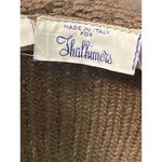 Vintage Italian Made For Thalhimers Knitted Fedora Hat Bucket Brown Photo 4