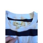 Madewell SALE!! NWT Navy White Striped Crew Neck T Shirt XS Coastal Nautical Photo 1