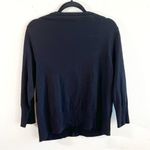 Philosophy  Cardigan Black Scoop Neck Button Front 3/4 Sleeves Knit Sz XXL EUC Photo 5