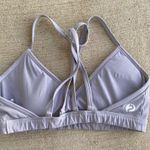 Aurola Grey White Workout Sports Bra, Size Medium Gray Photo 1