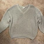 Allie Rose Olive Green Slouchy Sweater Photo 2