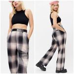 Urban Outfitters NWT  UO Plaid Helena Trouser Pants Size S Photo 1