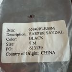 Classique Harper Black Women's Size 8
Stretch Upper 11/4" Heel Sandals New Photo 11