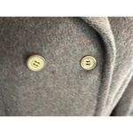 coat double breasted wool brown oversized collar union made Size L Photo 15