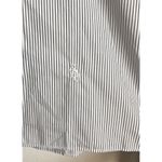 Sporty & Rich SRC Embroidered Stripe Cotton Crop Button Up Shirt Quiet Luxury L Blue Size L Photo 7