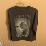 Taylor Swift Fearless Taylor’s Version Sparkle Gray Long Sleeve Photo 1