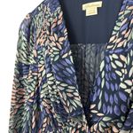 Shoshanna  Tiered Embroidered Zanita Multicolor Long Sleeve Midi Dress Size 2 Photo 15