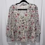 Matilda Jane Good Hart Floral Zilker peplum blouse Photo 3