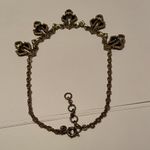 J.Crew Signed  Antique Brass Tone Multi Color Rhinestone Costume Bib Necklace Photo 9