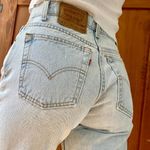Levi's Vintage 90s 550 Super Light Wash High Waist Mom Jeans Photo 2