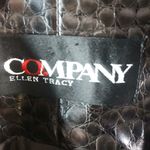 Ellen Tracy Company  10 Chocolate Alligator Vest Photo 5