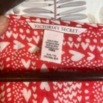 Victoria's Secret  Red Heart Print Sheer Swim Cover-Up One Size‎ Drawstring Waist Photo 3