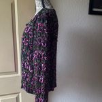 Papell Boutique Black and Pink Sequin Varsity Jacket Size XL Photo 5
