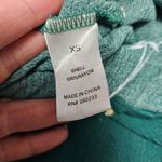 PacSun  Lottie Moss Green Floral Faux Wrap Tie Side Vneck Crop Top Size XS Photo 6