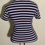 The Limited Y2K America Striped shirt short sleeve top small red white blue vintage Photo 2