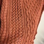 NakedCashmere Cable Knit Cashmere Chunky Knit Sweater Brown Women’s Size XS Photo 3