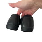 Clarks  Collection Black Leather Meadow Opal Flats Ballet Shoes Sz 10 Photo 5