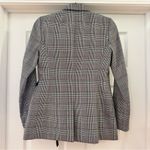 J.Crew  New Lady Glen Plaid Front Tie Blazer Jacket Gray Red Size 0 Photo 10