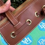 Dooney & Bourke AS NEW🔥AUTHENTIC  Leather/signature canvas zip top Shoulder Photo 12