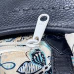 Brighton Shoulder Bag Black Hobo Bag Thick Pebble Leather Y2K Bedazzled Photo 8