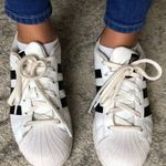 Adidas 3 Stripe Sneakers White Size 7.5 Photo 0