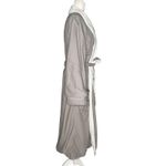 Jennifer Adams Home Luxury Bath Robe Medium Cozy Plush Warm House Robe Gray Photo 2