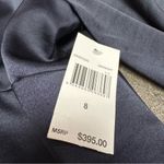 NEW Acler Paringa Long Puff Sleeve Satin Mini Dress Midnight Navy Blue US 8 NWT Photo 14