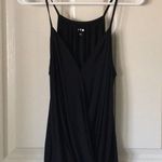 Three Dots black crossover top Photo 2