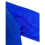 vintage carlisle/sport lambswool suede blue sweater cardigan jacket size large Photo 7