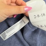 Eileen Fisher Sweater Womens X Large Blue Turtleneck Cotton Cashmere Blend Photo 3