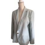 Ann Taylor  Light Blue Button Jacket Blazer Size 4 Photo 5