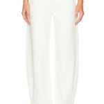 Citizens of Humanity NWT  Ayla in Serene White Baggy Cuffed Crop Jeans 32 Photo 1