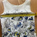 Talbots RSVP By  Dress Sheath Fully Lined White With Flowers Butterflies Size 2P Photo 4