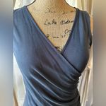 Madison & Berkeley  Sleeveless Cross V Neck Top NWT Photo 2