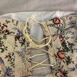 Edikted  Floral Tapestry Lace-Up Back Strapless Minidress, Small, Bodycon Mini Photo 9