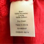 Talbots Red Eyelet Circle Lace Short Sleeve Shift Dress Size 12 Party Holiday Photo 6