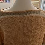 Fate NWT Distressed Sweater lightweight 900 Tan Photo 3