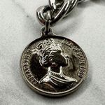 Silver Tone Chain Belt Coin Charm Y2K Body Chain Size Small (S) ✨ Photo 1
