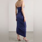 Norma Kamali  Strapless Diana Gown in Military Blue size Large New without tags Photo 2