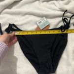 Shade & Shore New  Women’s Bikini Bottoms String Tie Black Size Medium NWT Photo 9